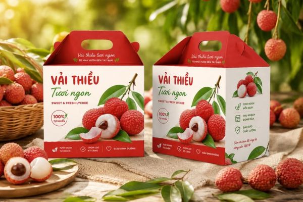 Mẫu hộp giấy đựng hoa quả giá rẻ tại Hà Nội