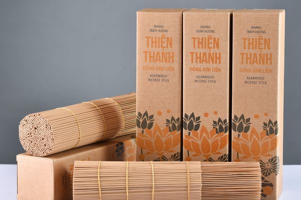 Mẫu hộp kraft hương trầm tại Hà Nội