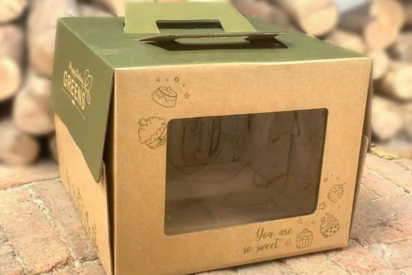In hộp bánh kem giấy kraft theo yêu cầu