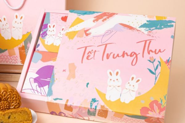 Hộp bánh trung thu thỏ ngọc mẫu đẹp