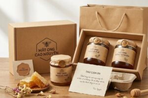 Hộp kraft đựng mật ong giá rẻ, mẫu đẹp
