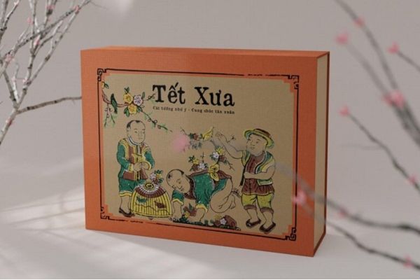 Hộp quà Tết giấy kraft tại Hà Nội