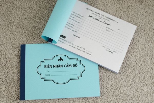 In biên nhận cầm đồ theo yêu cầu