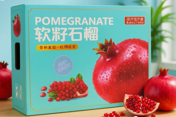 Hộp carton đựng lựu đỏ giá rẻ, mẫu đẹp