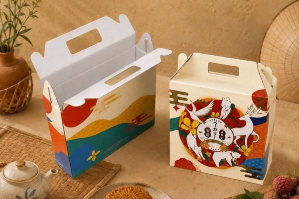 In hộp carton quai xách giá rẻ, mẫu đẹp