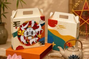 In hộp carton quai xách giá rẻ, mẫu đẹp