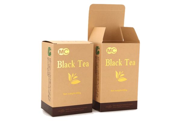 Mẫu hộp trà giấy kraft theo yêu cầu