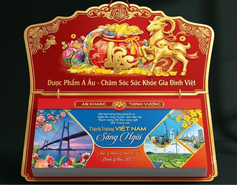 In lịch quảng cáo công ty dược phẩm