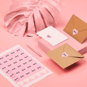 In Hoa Long nhận in tem nhãn dán hình trái tim chuyên nghiệp