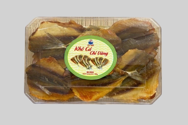 In Hoa Long nhận thiết kế và In tem nhãn dán khô cá chỉ vàng cao cấp