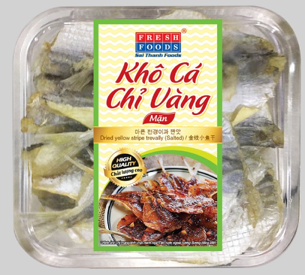 In Hoa Long nhận thiết kế và In tem nhãn dán khô cá chỉ vàng chất lượng