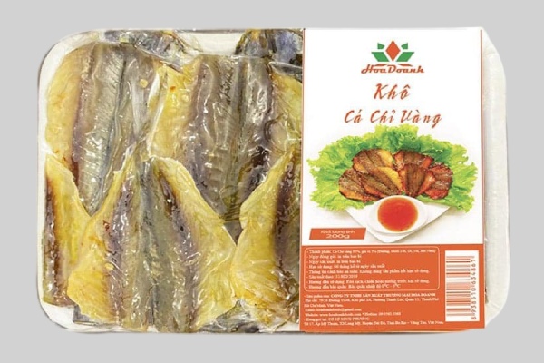 In Hoa Long nhận thiết kế và In tem nhãn dán khô cá chỉ vàng đẹp