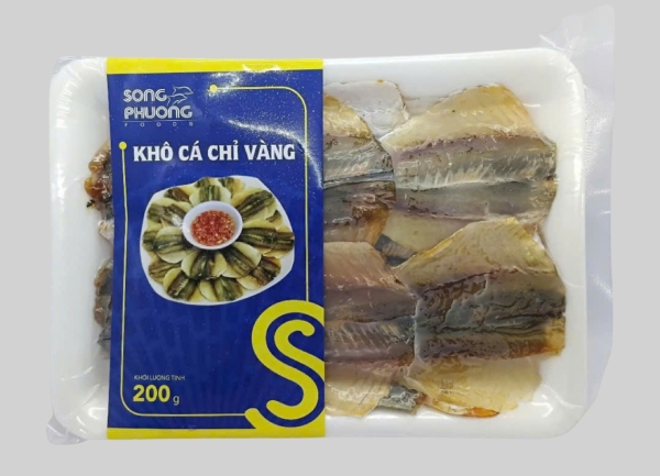 In Hoa Long nhận thiết kế và In tem nhãn dán khô cá chỉ vàng lấy ngay