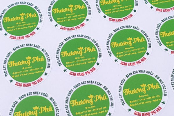 In tem nhãn hàng hóa giá rẻ tại Hà Nội