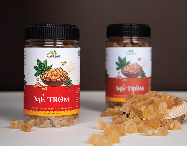 In tem nhãn mủ trôm sắc nét