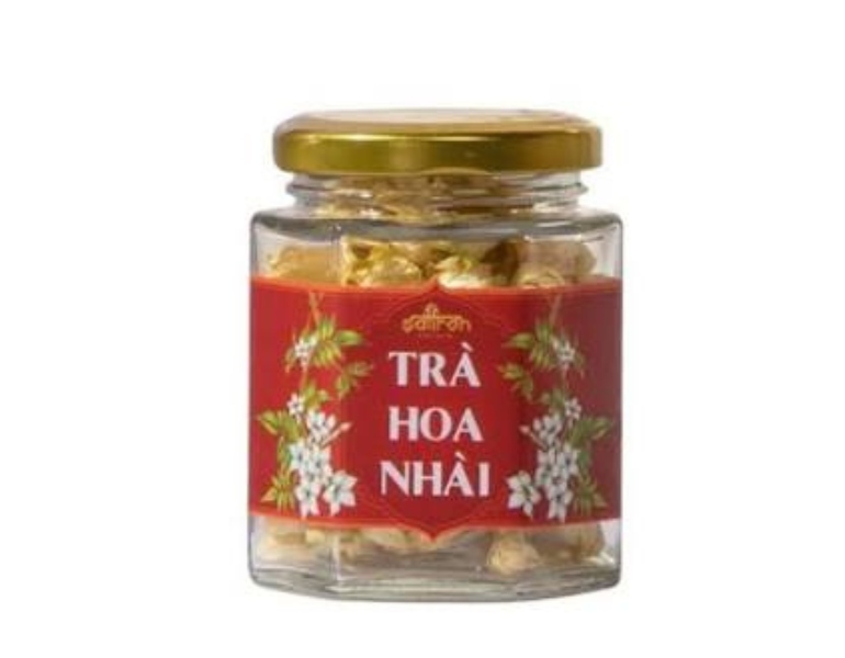 In tem nhãn trà hoa nhài thu hút