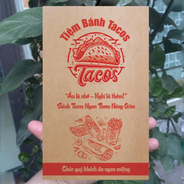 In túi bánh tacos tại Hà Nội