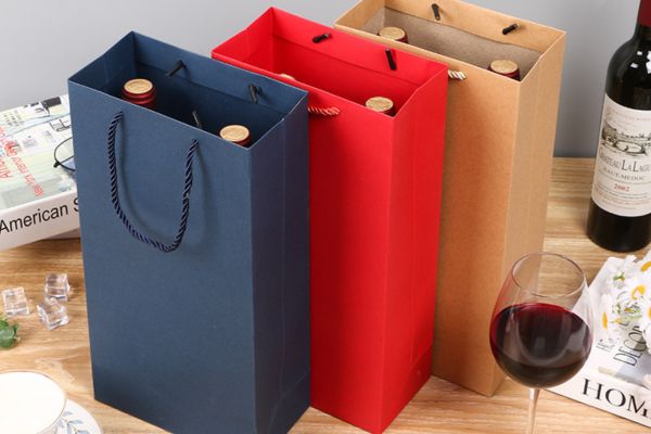 Túi giấy đựng rượu vang giá rẻ, mẫu đẹp