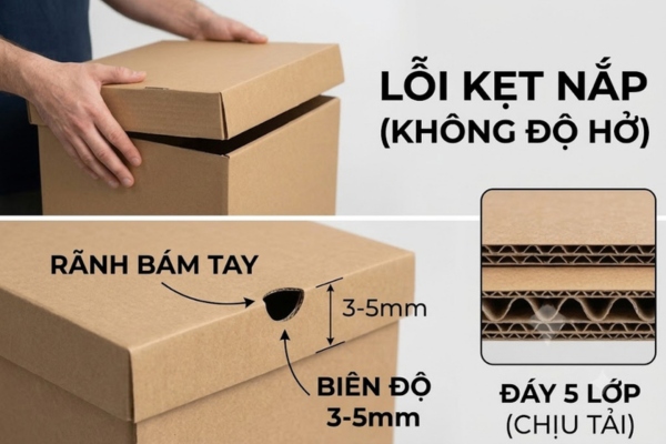 Mẫu hộp carton nắp rời cần lưu ý khi in ấn và sản xuất