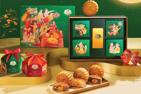 Mẫu hộp bánh trung thu 5 cái thu hút
