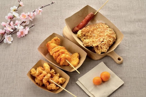 Hộp kraft đựng xiên que nhiều kích cỡ