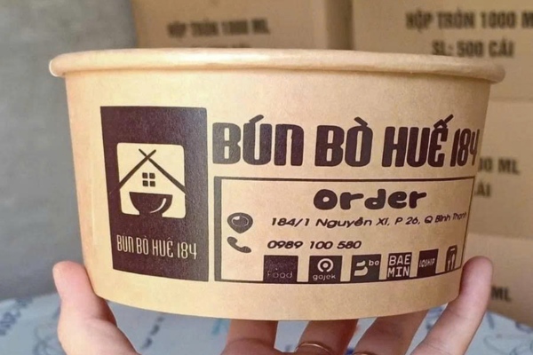 Mẫu in hộp giấy cho quán ăn nổi bật