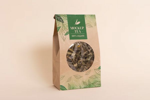 Mẫu hộp trà giấy kraft theo yêu cầu