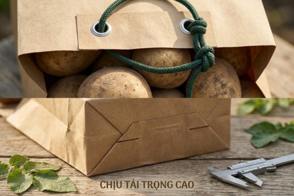 Mẫu in túi giấy công ty nông nghiệp chắc chắn