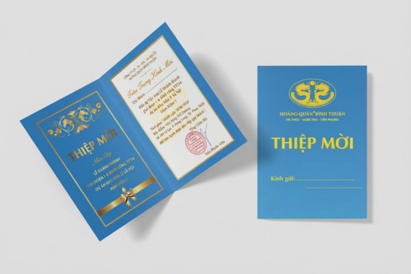 Mẫu thiệp mời khánh thành khu nhà ở xã hội