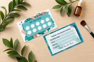 Thư viện mẫu thẻ tích điểm mỹ phẩm tinh tế, sang trọng