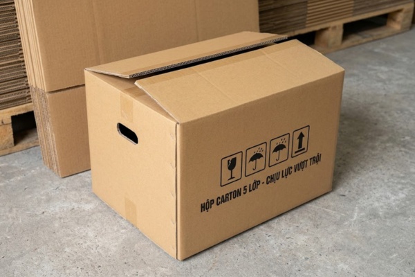 15+ Mẫu hộp carton 5 lớp dày dặn