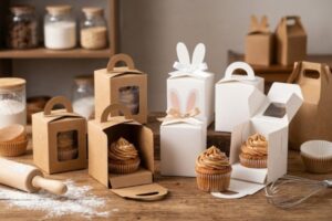 15+ Mẫu hộp cupcake 1 bánh xinh xắn, tiện lợi