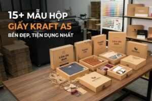 21+ mẫu hộp giấy kraft A5 bền đẹp