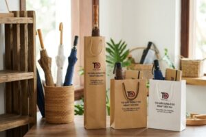 15+ mẫu túi giấy đựng ô dù kraft dẻo dai