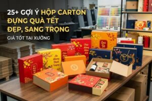25+ Gợi ý hộp carton đựng quà tết đẹp sang trọng