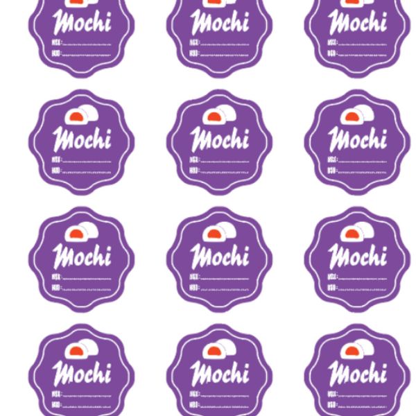 In tem bánh mochi In tem bánh mochi giá rẻ, mẫu đẹp tại Hà Nội