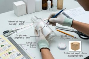 Cách đo kích thước tem nhãn chuẩn