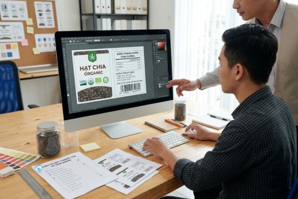 Chuẩn bị trước khi in tem nhãn hạt chia