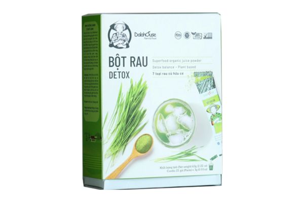 Hộp đựng bột rau củ theo yêu cầu