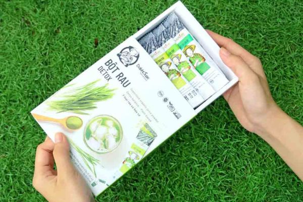 Hộp đựng bột rau củ theo yêu cầu