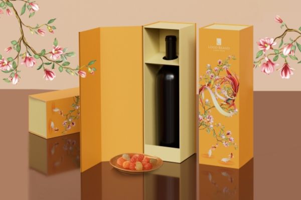 Hộp nam châm đựng rượu đẹp, sang trọng
