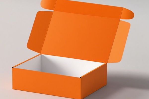 Hộp carton màu cam giá rẻ, mẫu đẹp