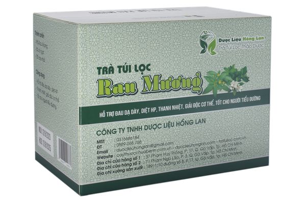 In hộp trà rau mương giá rẻ, mẫu đẹp