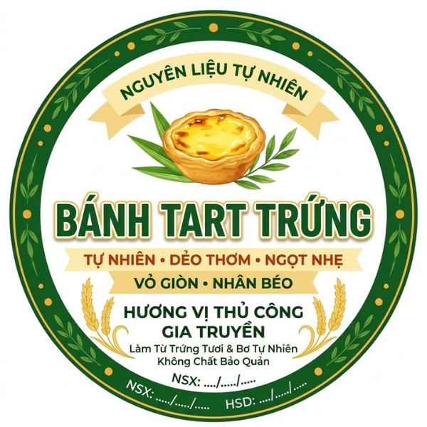 tem bánh tart trứng sắc nét, lấy nhanh tem bánh tart trứng sắc nét