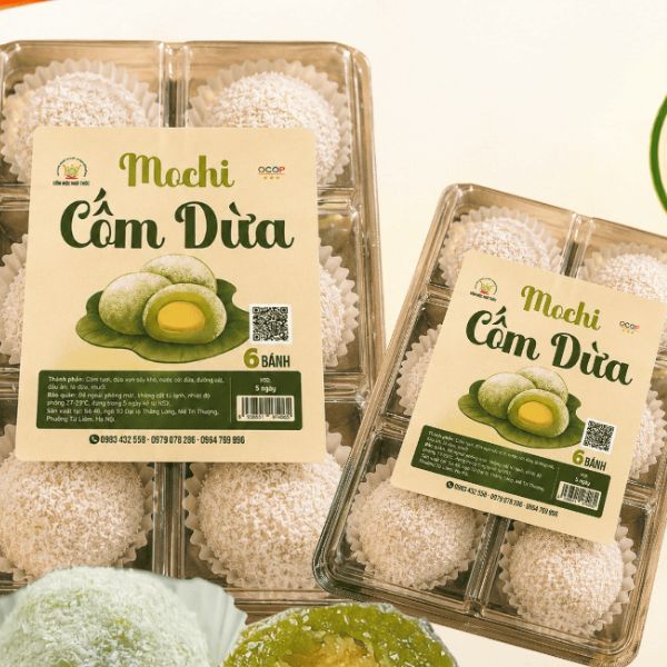In tem bánh mochi giá rẻ, mẫu đẹp tại Hà Nội