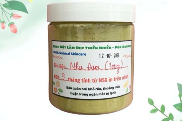 In tem nhãn bột nha đam theo yêu cầu