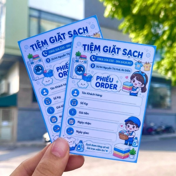 In Hoa Long nhận thiết kế và In tem dán giặt sấy theo yêu cầu