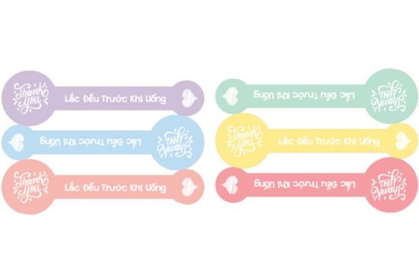 In tem lắc đều trước khi uống theo yêu cầu
