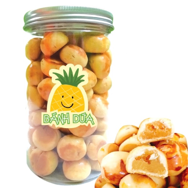 In Hoa Long nhận thiết kế và in tem nhãn bánh dứa lấy nhanh