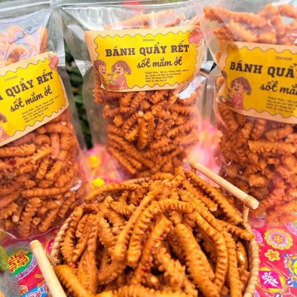 In Hoa Long nhận thiết kế và in tem nhãn bánh quẩy giá rẻ